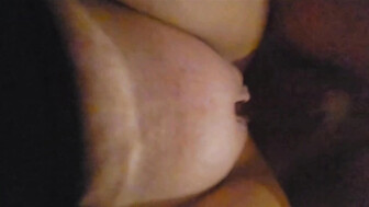 Bareback fucked and inseminated from behind by stranger