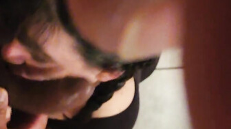 She taking care of the black dick