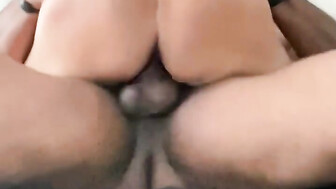 Wife commands BBC bull to fill up her pussy while husband films