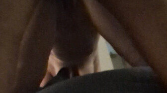 Queffing away with his cock