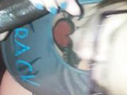 Thick BBC slut fuckes in all holes