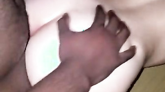 Tight little pussyfucked by BBC infront of boyfriend