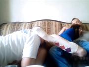 Hubby shares his wife with young bull