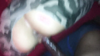 BBC fucks tight creamy pussy