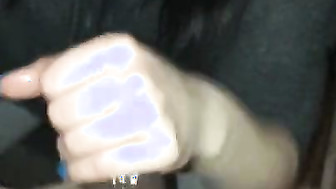 Hot gf deeptroats black cock