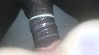 Hubby films his wife with BBC for the first time