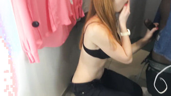 Teen deepthroat blowjob in HM