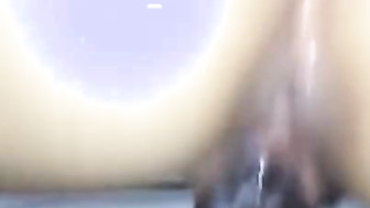 Asian hottie with creamy pussy