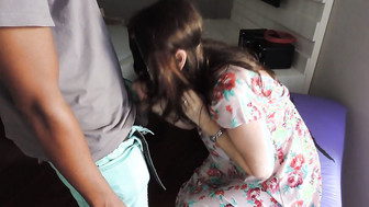 Masked wife blowing BBC