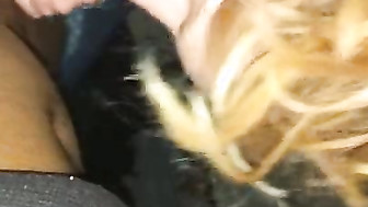 Horny girl mouthfucking