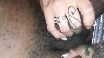 Sexy Latina Sucking Black Dick