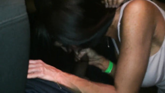 Sexy MILF fuck BBC in car after night club