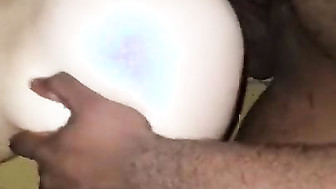 BBC Stretches Tight little Pussy