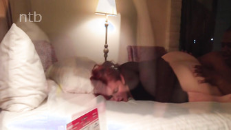 Thick redhead mom with her black lover