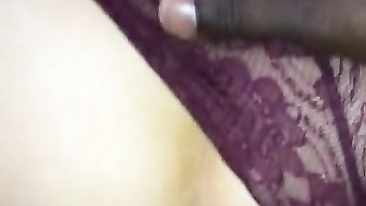 BBC makes her tight pussy cream