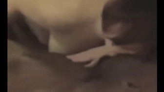 wife having a passionate cuckold session with black bul