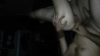 Lick cum off of wife's face
