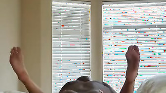 Hot blonde with big tits