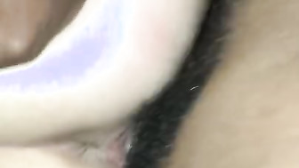 Amateur girl in black panties