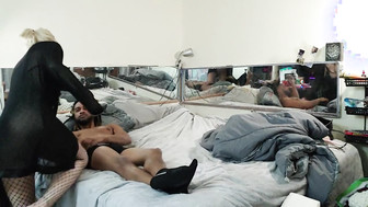 Tatted MILF fucked in all holes