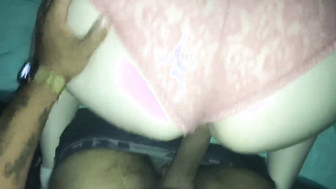 PAWG in doggystyle position fucked by black cock