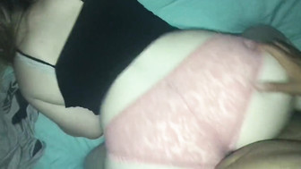 PAWG in doggystyle position fucked by black cock