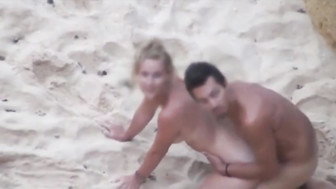 Slutwife get Caught on the Beach