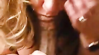 Gorgeous Hotwife Jen sucks an amazing Black dick