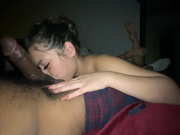 Horny asian slut loves some Big black cock