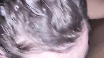 Wet Mouth wife sloppy sucking black cock