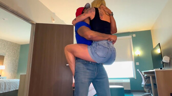 Muscular BBC bull and sexy married white blonde
