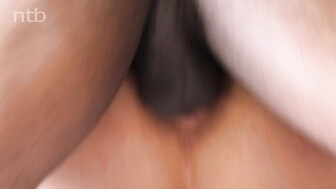 Cuckold wife worships big black dick