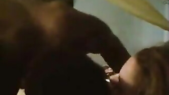 College girlfriend goes crazy on first bbc