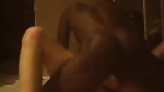 College girlfriend goes crazy on first bbc