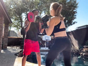 Freshly married blond qos fucks her bbc partner and swallows his cum