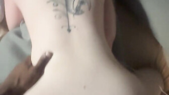 Black bf make her cum so hard in doggystyle