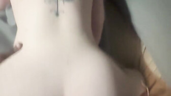 Black bf make her cum so hard in doggystyle