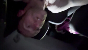 She loves to suck in the truck