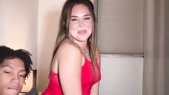 Beautiful PAWG fucking young bbc