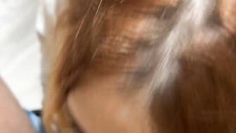 Slutty white gils blows black dick