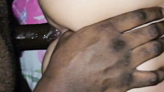 Big booty college slut takes Black cock until she cums