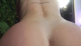 Lovely white girl worships big black cock