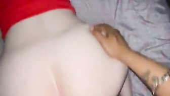 Tatted redhead PAWG with a big booty loves Black dick