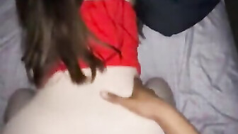 Tatted redhead PAWG with a big booty loves Black dick