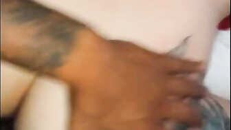 Thick white bitch taking black cocks comp