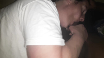 Cheating wife sucks on some bbc.