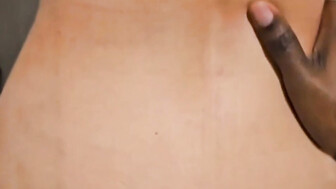 White sexy babe sucked and fucked a black cock