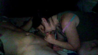 Sucking Seth's big cock