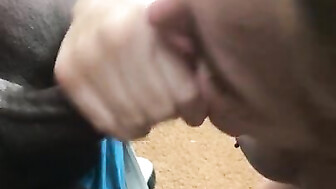 Snow bunny gives hot blowjob