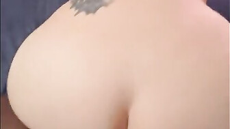 Hot blonde taking it all for creamy finish